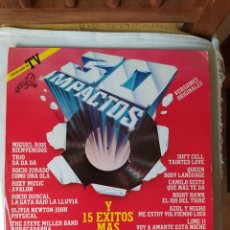 Discos de vinilo: 30 IMPACTOS - VARIOS ESTILOS- DOBLE LP- EMI. 1982.