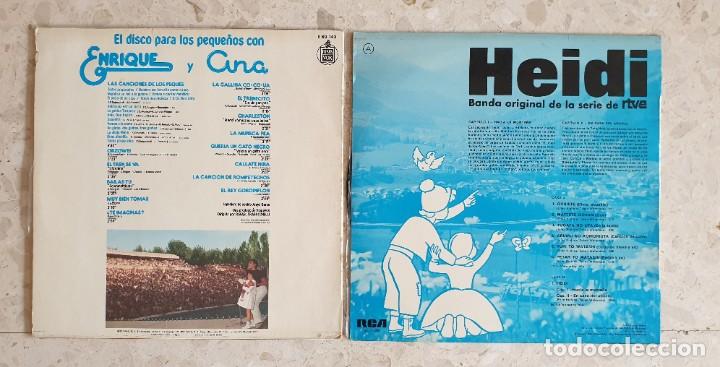Discos de vinilo: Enrique y Ana. Heidi. - Foto 2