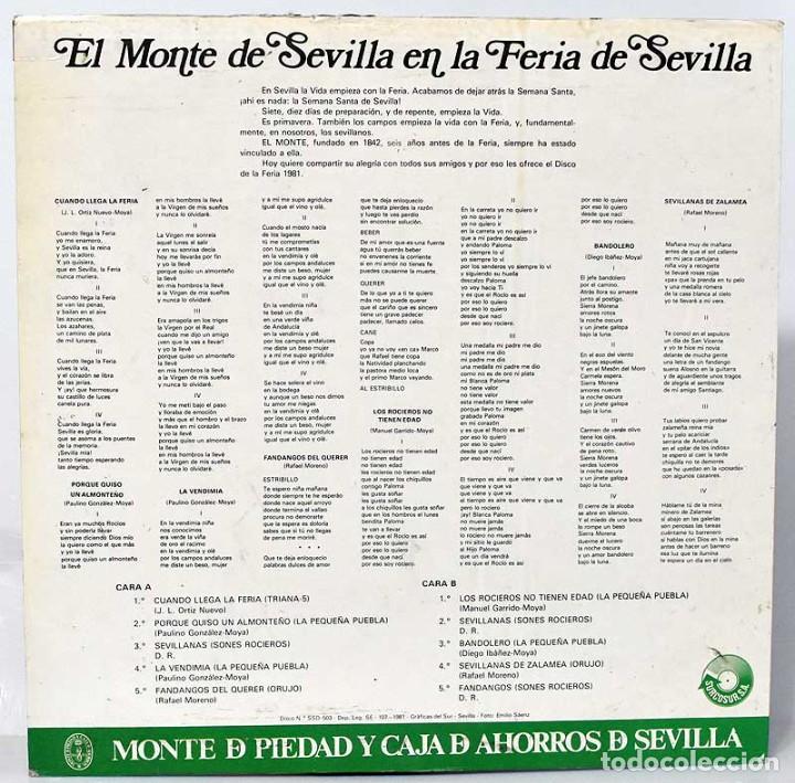 Discos de vinilo: Varios - Cuando Llega la Feria. LP - Foto 2