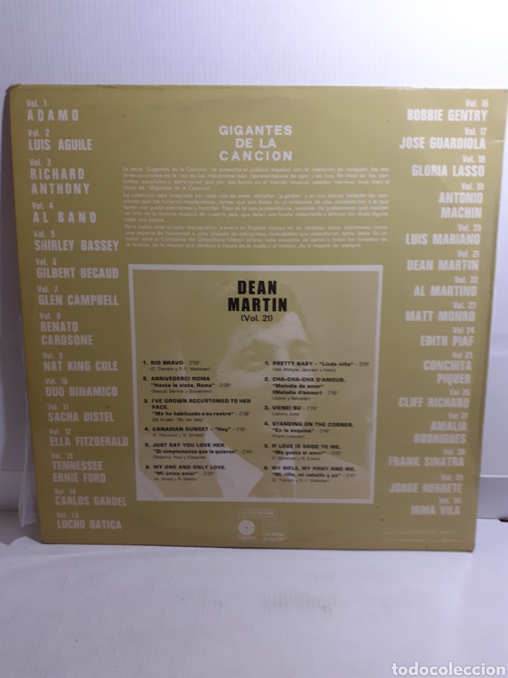 Discos de vinilo: DISCO LP DEAN MARTIN - Foto 2