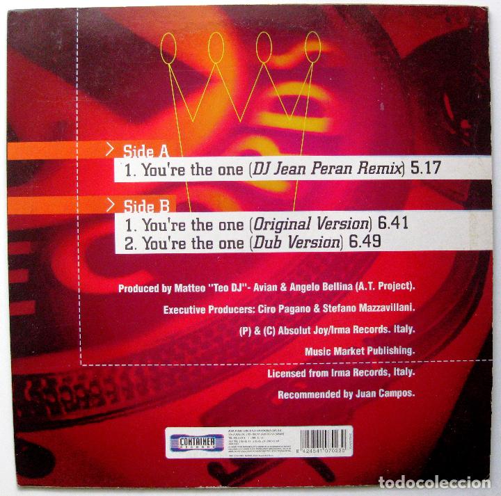 Discos de vinilo: A.T. Project - Youre The One - Maxi Container Records 1996 BPY - Foto 2 - 246163020