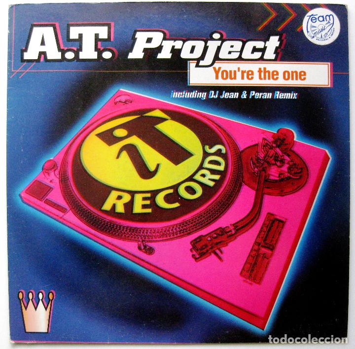 A.T. PROJECT - YOU'RE THE ONE - MAXI CONTAINER RECORDS 1996 BPY (Música - Discos de Vinilo - Maxi Singles - Techno, Trance y House)