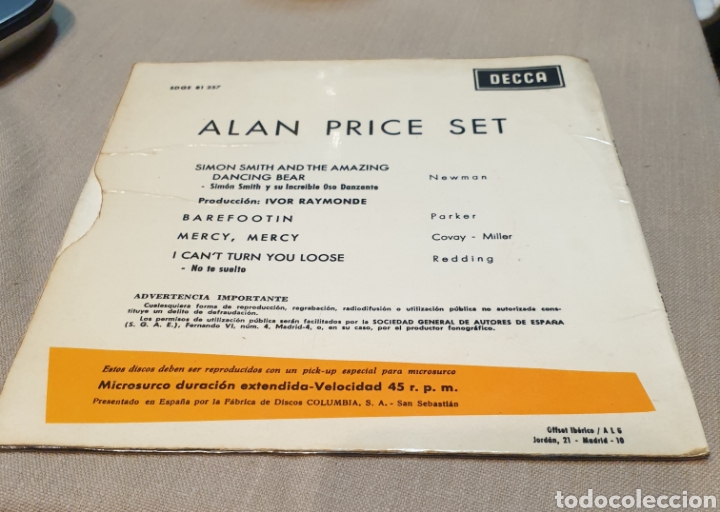 Discos de vinilo: Alan Price Set - Foto 2