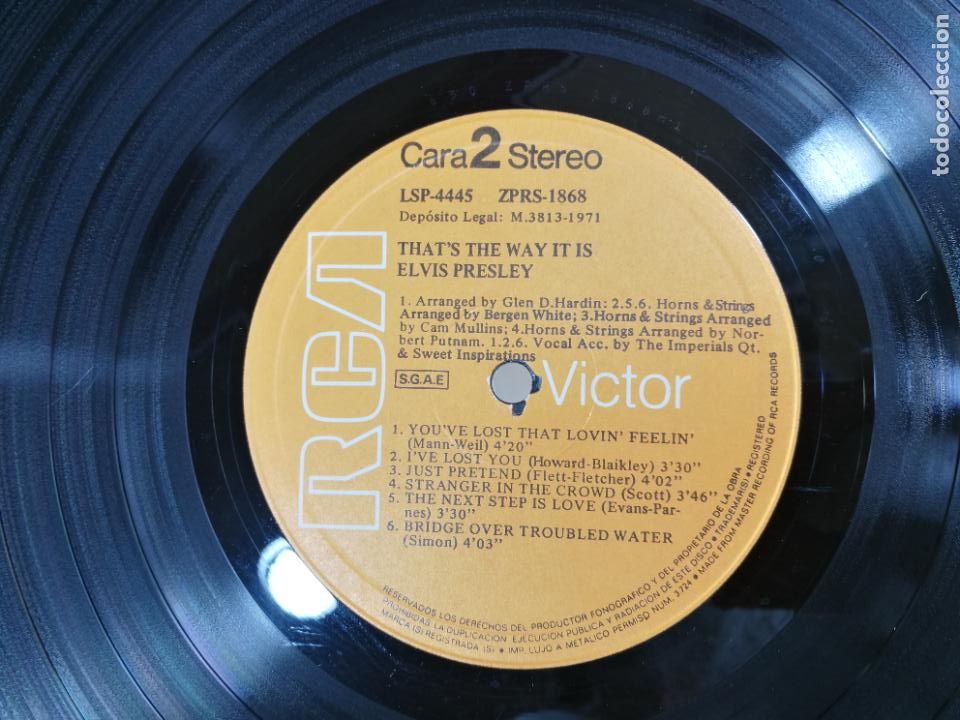 Discos de vinilo: DISCO LP DE ELVIS PRESLEY MUY BUENO - Foto 8