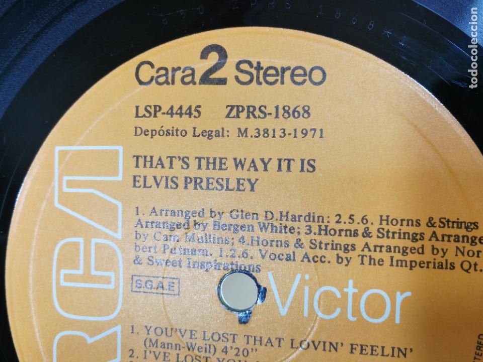 Discos de vinilo: DISCO LP DE ELVIS PRESLEY MUY BUENO - Foto 9