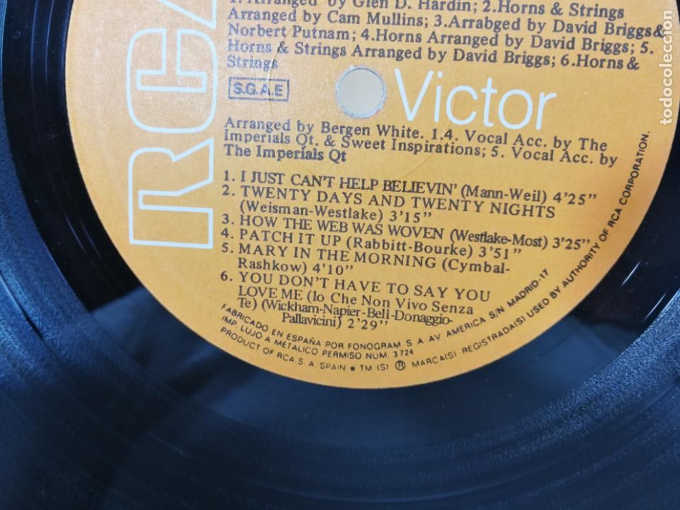 Discos de vinilo: DISCO LP DE ELVIS PRESLEY MUY BUENO - Foto 12