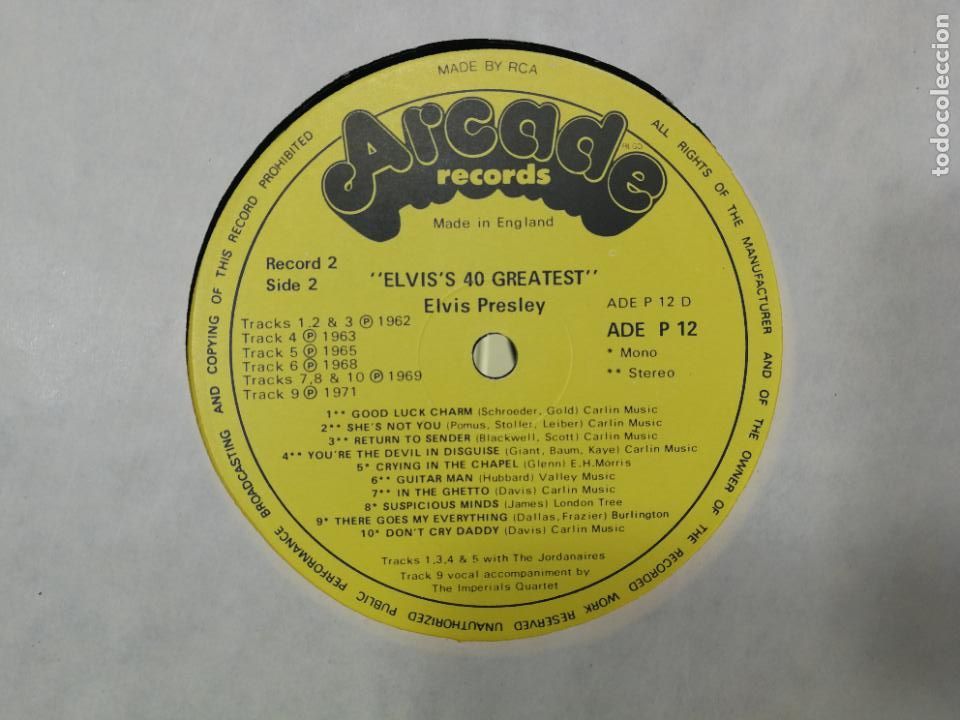 Discos de vinilo: LP DOBLE DE VINILO DE ELVIS PRESLEY - Foto 14