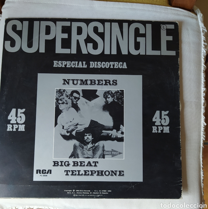 Discos de vinilo: SUPERSINGLE ESPECIAL DISCOTECA NUMBERS - Foto 2
