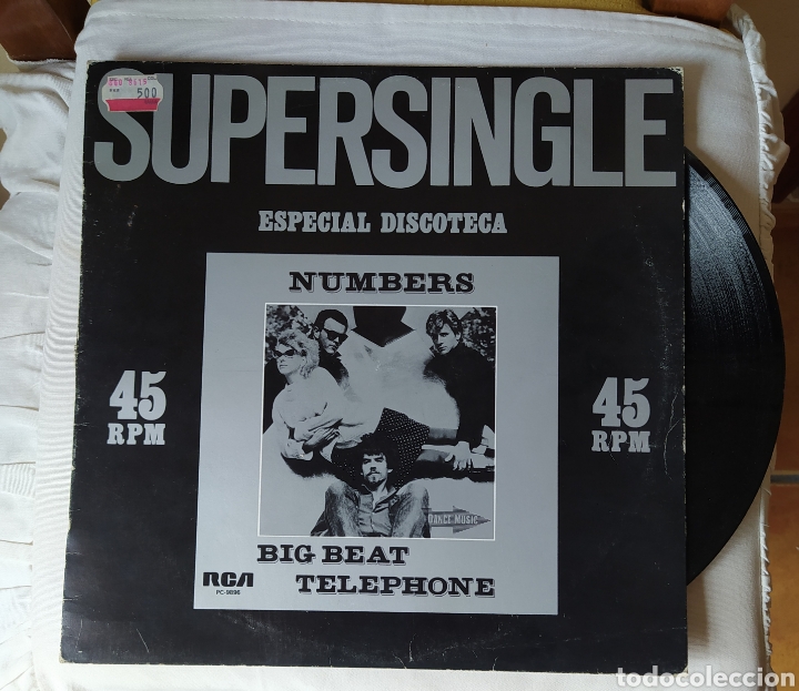 Discos de vinilo: SUPERSINGLE ESPECIAL DISCOTECA NUMBERS - Foto 1