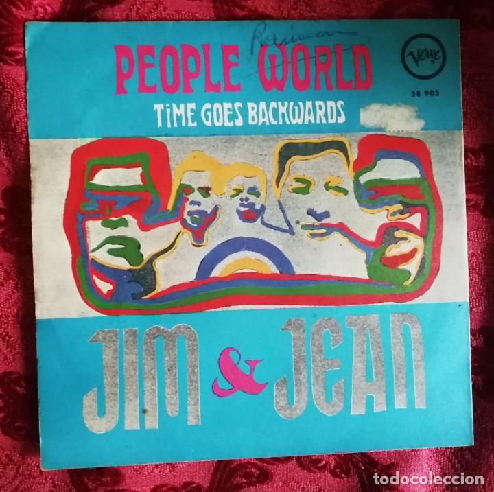Discos de vinilo: Single Jim & Jean people World - Foto 1