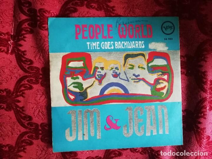 Discos de vinilo: Single Jim & Jean people World - Foto 3