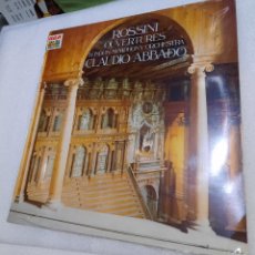 Discos de vinilo: CLAUDIO ABBADO CONDUCTS LONDON SYMPHONY ORCHESTRA - ROSSINI OVERTURES. SIN ABRIR. Lote 246254225