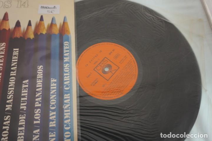 Discos de vinilo: VINILO 12&acute;&acute; - LP - 14 EXITOS 14 - VOLUMEN 1 / CBS - Foto 2