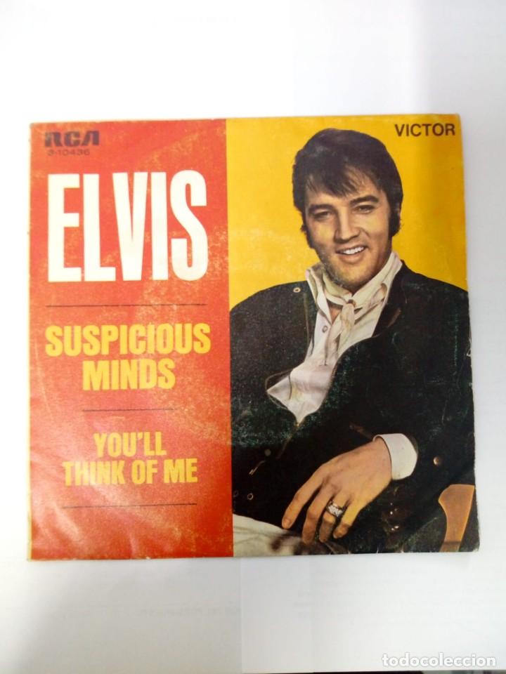 Discos de vinilo: ELVIS PRESLEY-SUSPICIOUS MIND - Foto 1