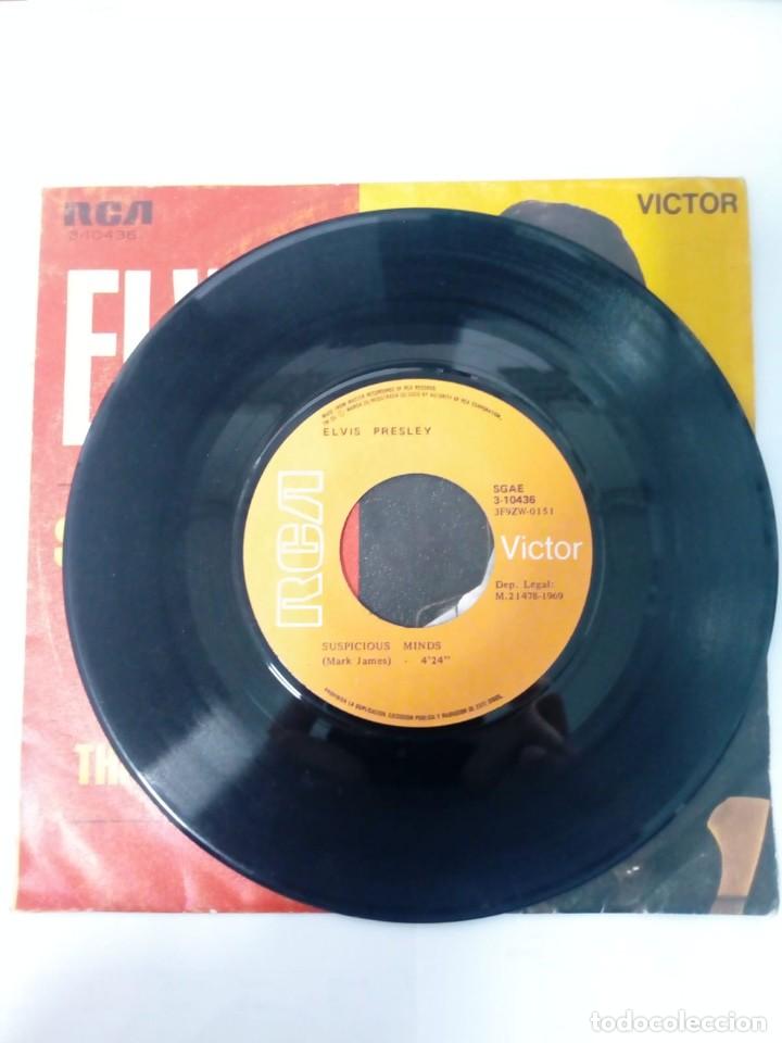 Discos de vinilo: ELVIS PRESLEY-SUSPICIOUS MIND - Foto 3