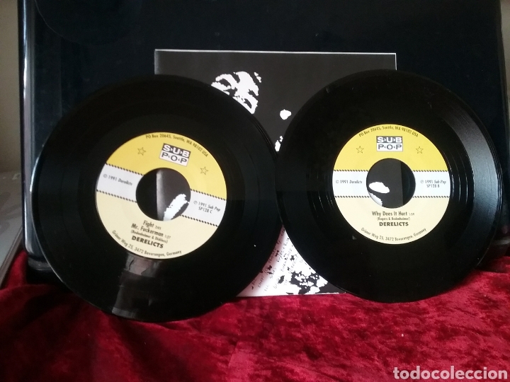 Discos de vinilo: The Derelicts 1991 Doble Single Sub-Pop - Foto 3