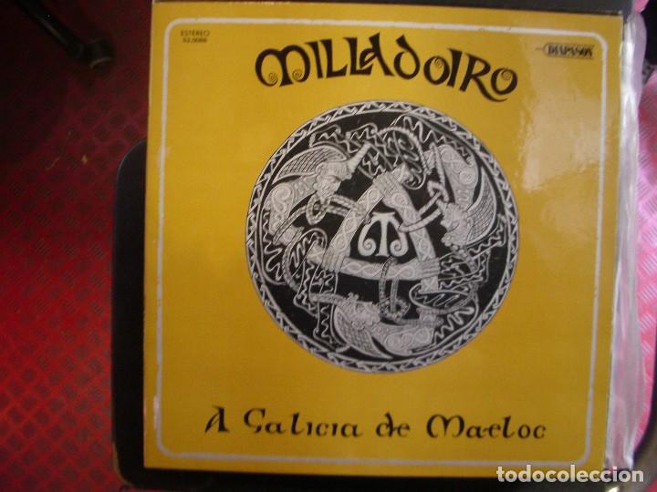 Discos de vinilo: MILLADOIRO- A GALICIA DE MAELOC. LP. - Foto 1