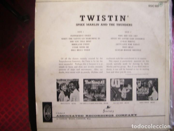 Discos de vinilo: SPIKE MARLIN AND THE THUNDERS- TWISTIN&acute;. LP. - Foto 2