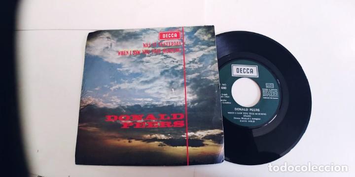 Discos de vinilo: DONALD PEERS-SINGLE WAS IT YESTERDAY - Foto 1