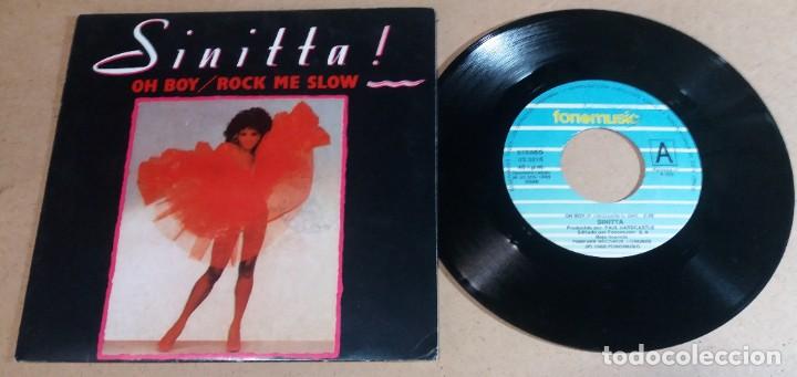Discos de vinilo: SINITTA / OH BOY / SINGLE 7 PULGADAS - Foto 1