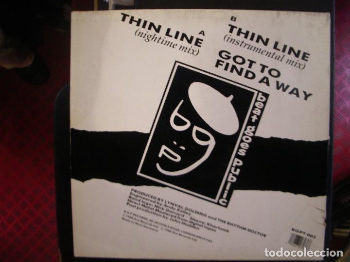 Discos de vinilo: AFTER TONITE- THIN LINE. MAXISINGLE. BGP - Foto 2