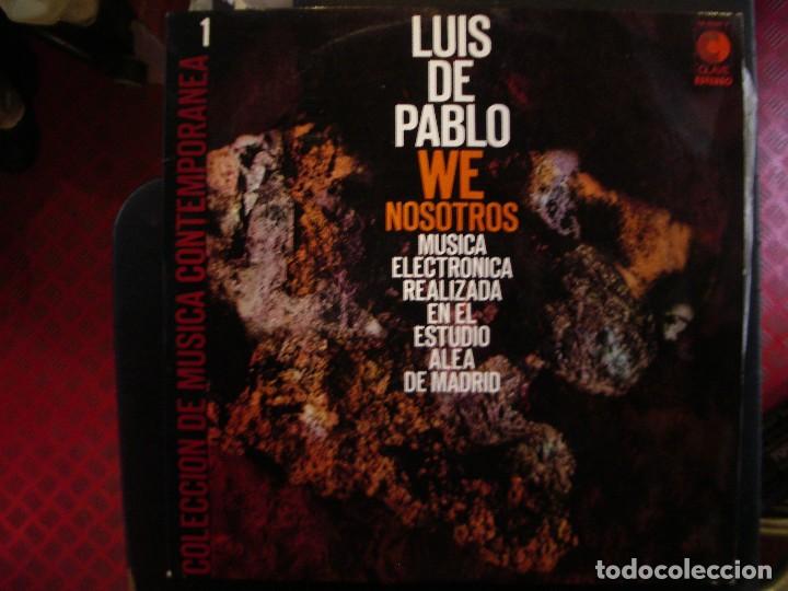 Discos de vinilo: LUIS DE PABLO- WE. LP ORIGINAL MINT. - Foto 1