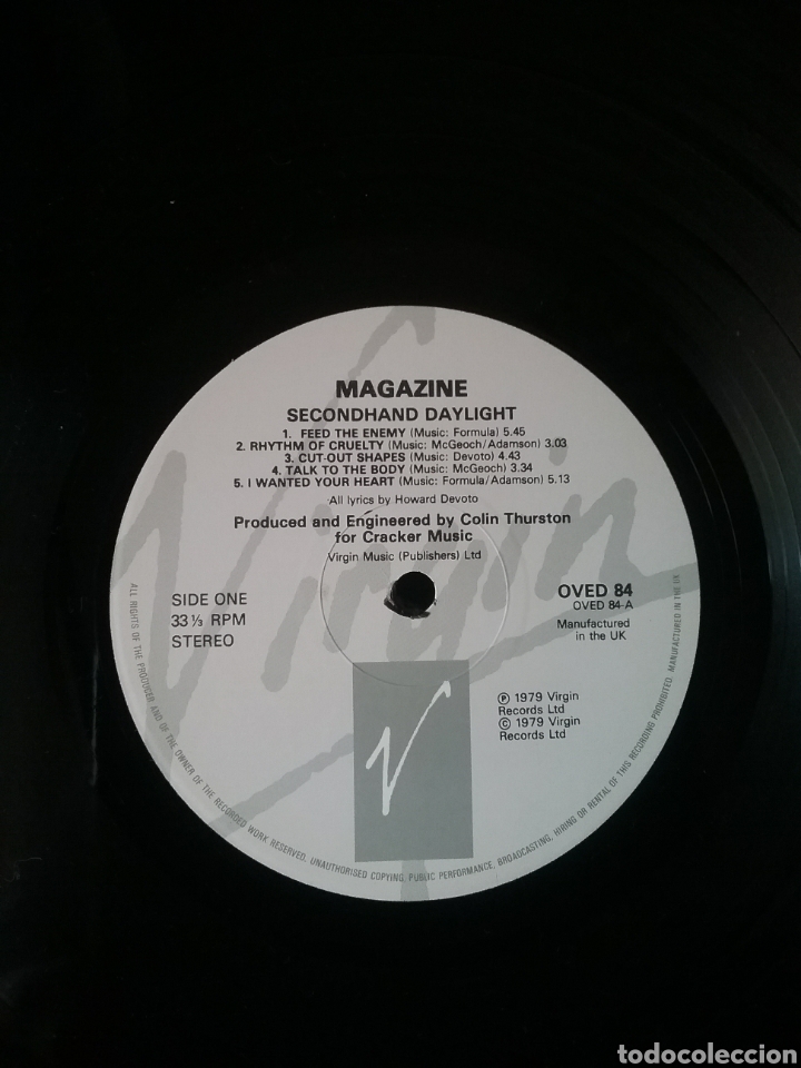 Discos de vinilo: MAGAZINE 1979 Virgin Records - Foto 4