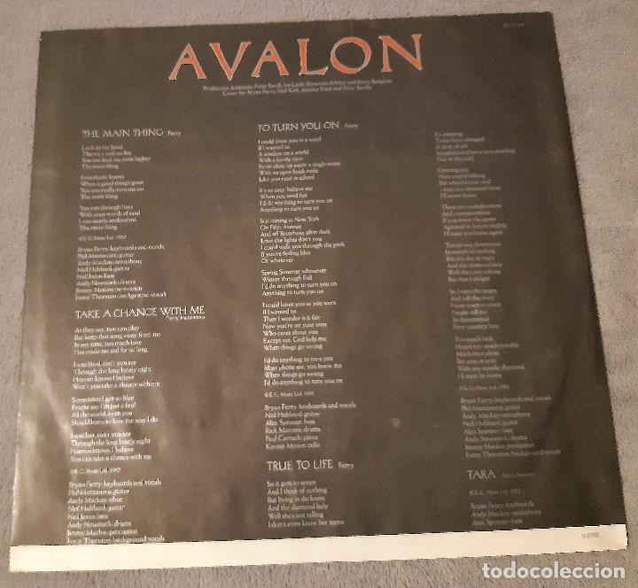 Discos de vinilo: ROXY MUSIC - AVALON - LP - A&Ntilde;O 1982 - Foto 3