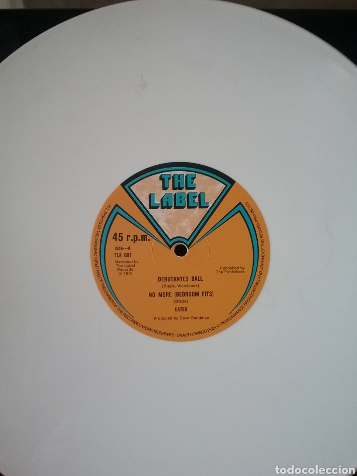 Discos de vinilo: EATER 1978 12&rdquo; Ep The Label Records - Foto 3