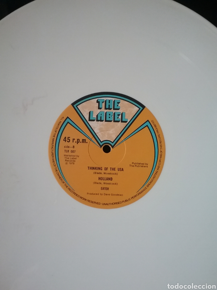 Discos de vinilo: EATER 1978 12&rdquo; Ep The Label Records - Foto 4