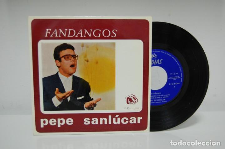 Discos de vinilo: PEPE SANL&Uacute;CAR FANDANGOS - Foto 3