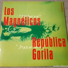 Discos de vinilo: LOS MAGNÉTICOS - REPÚBLICA GORILA - LP - AÑO 1994. Lote 246735840
