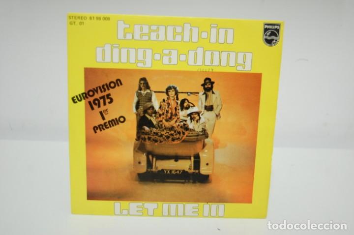 Discos de vinilo: TEACH-IN DING-A-DONG LET ME IN - Foto 1
