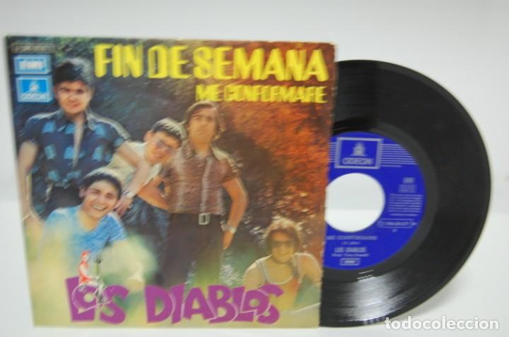 Discos de vinilo: LOS DIABLOS, Fin de semana - Foto 3