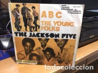 Discos de vinilo: THE JACKSON FIVE 5 - ABC, THE YOUNG FOLKS - SINGLE - Foto 1