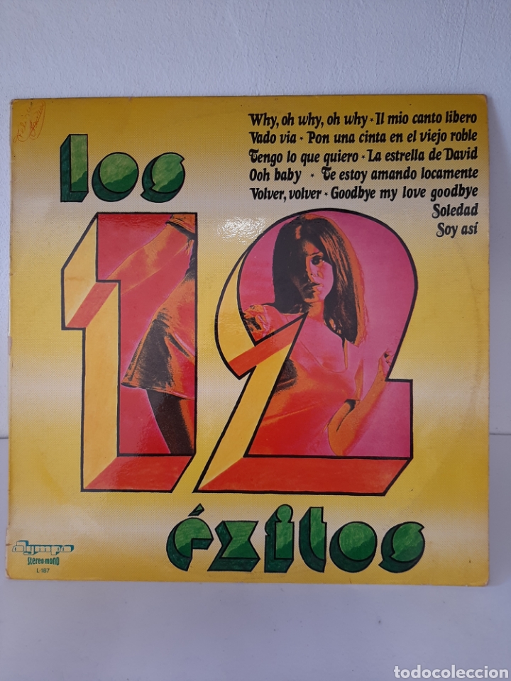 Discos de vinilo: VIN846 los 12 &eacute;xitos - VINILO SEGUNDAMANO - Foto 1
