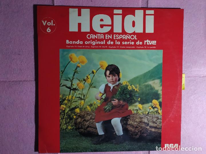 Discos de vinilo: LP BSO 'Heidi&rdquo; vol. 6 (capitulos 15-18) - Canta en Espa&ntilde;ol - RCA - SPAIN (VG++/VG+)