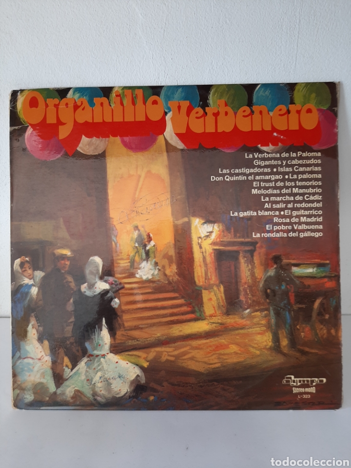 Discos de vinil: VIN883 organillo verbenero - VINILO SEGUNDAMANO