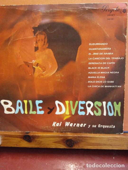 Discos de vinilo: LP. BAILE Y DIVERSION. KAI WARNET Y SU ORQUESTA - Foto 1