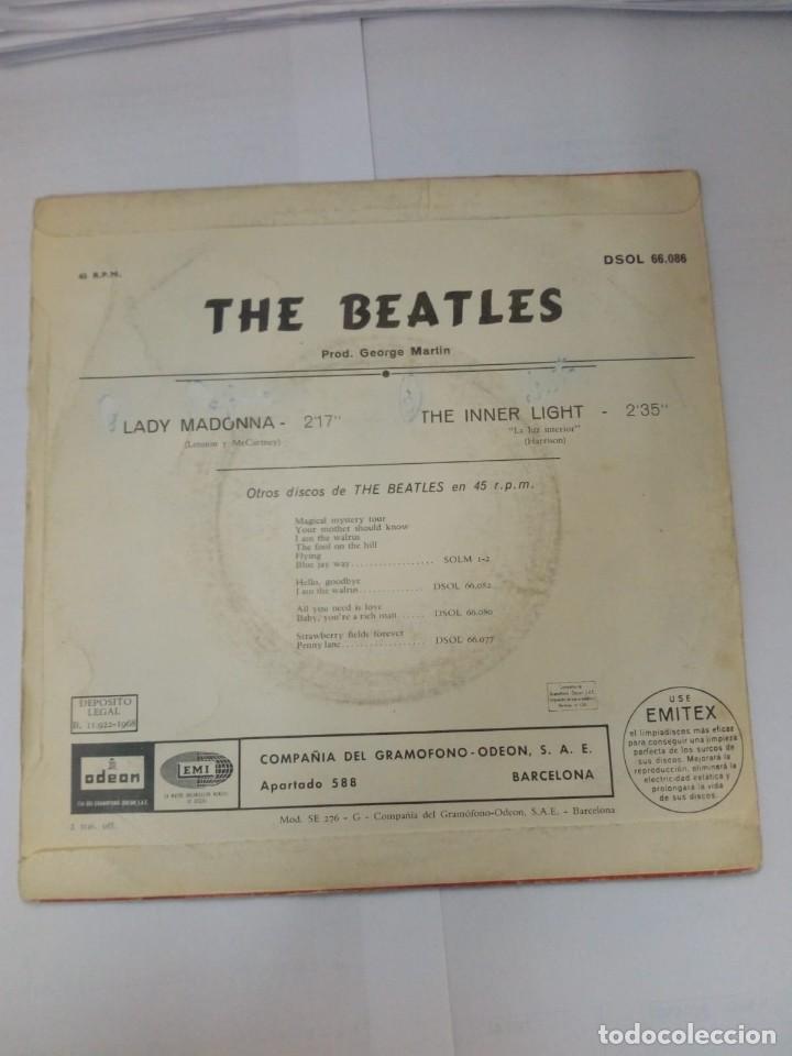 Discos de vinilo: THE BEATLES-LADY MADONNA - Foto 2