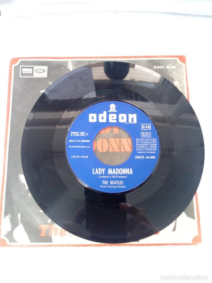 Discos de vinilo: THE BEATLES-LADY MADONNA - Foto 3