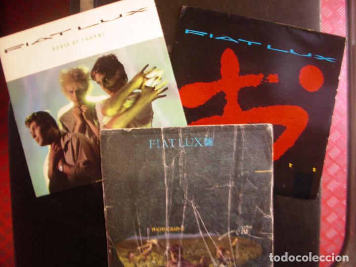 Discos de vinilo: FIAT LUX- LOTE 3 SINGLES. - Foto 1