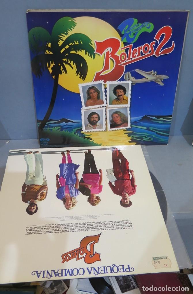Discos de vinilo: LP. BOLEROS 1 Y 2. PEQUE&Ntilde;A COMPA&Ntilde;IA - Foto 3