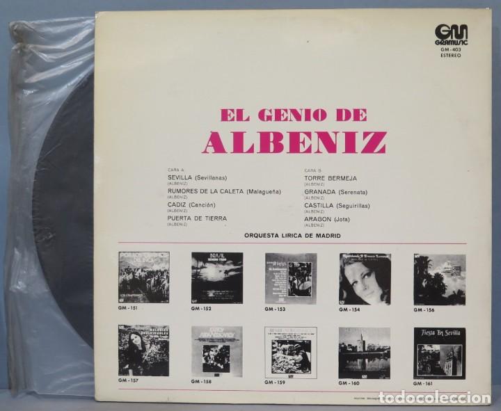 Discos de vinilo: LP. EL GENIO DE ALBENIZ - Foto 2