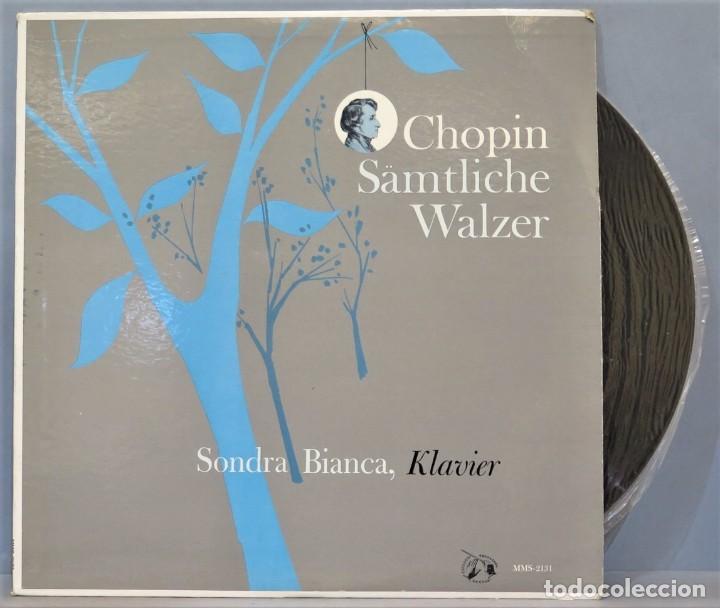 Discos de vinilo: LP. CHOPIN. S&Auml;MTLICHE WALZER. SONDRA BIANCA - Foto 1
