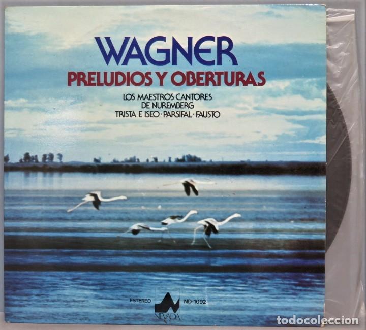 Discos de vinilo: WAGNER. PRELUDIOS Y OBERTURAS - Foto 1