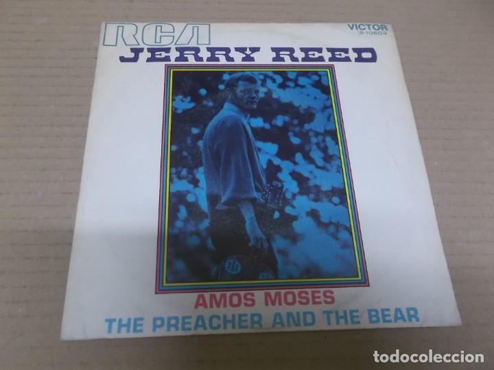 Discos de vinilo: JERRY REED (SN) AMOS MOSES A&Ntilde;O 1971 - Foto 1