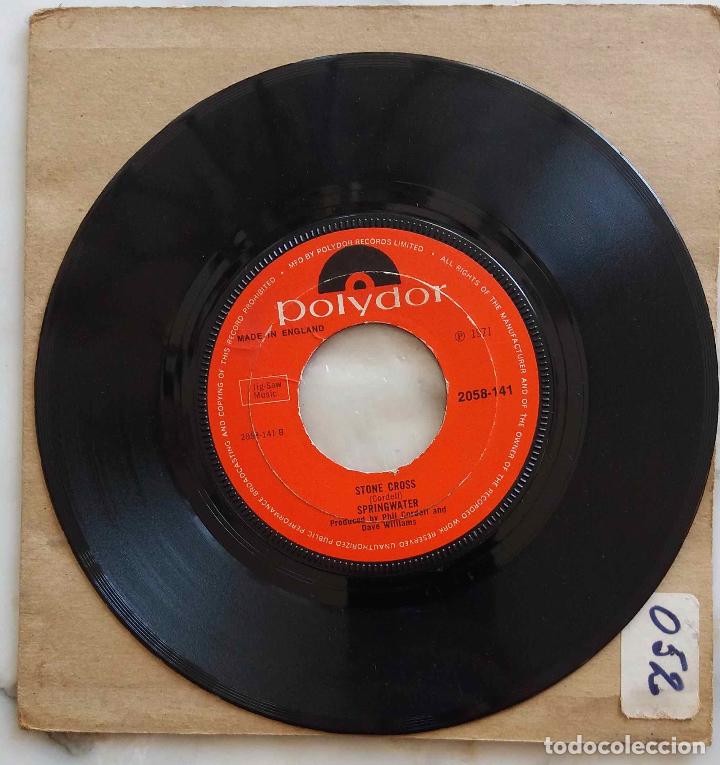 Discos de vinilo: SPRINGWATER. I WILL RETURN / STONE CROSS. SINGLE UK - Foto 2