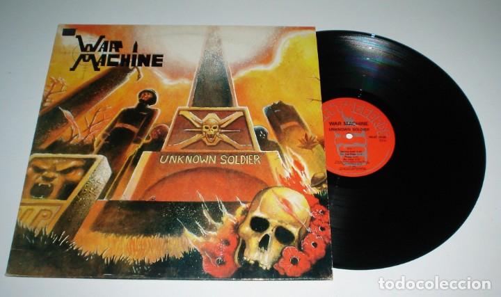 Discos de vinilo: LP WAR MACHINE - UNKNOWN SOLDIER - Foto 3