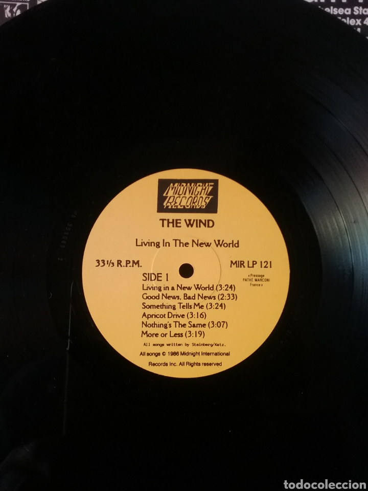 Discos de vinilo: THE WIND 1989 Midnight Records - Foto 4